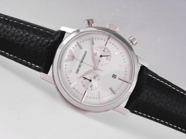 Emporio Armani Classic Mens AR2427 Quartz Chronograph Round Watch watches
