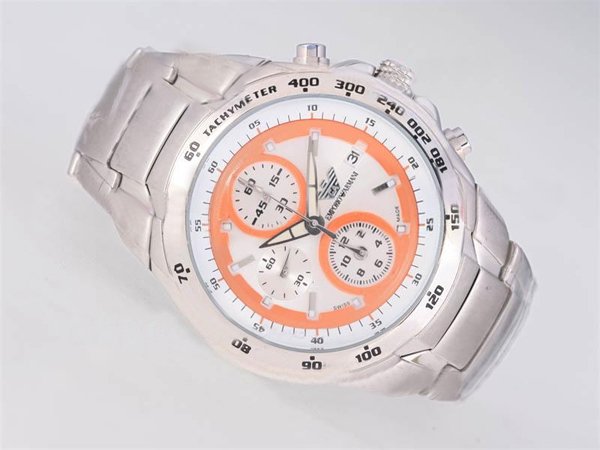 Emporio Armani Classic Mens AR5957 Round Mens Quartz Chronograph Watch watches
