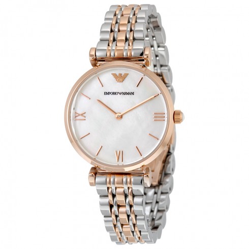 Emporio Armani Classic Mother Of Pearl Dial Ladies Watch AR1683 watches