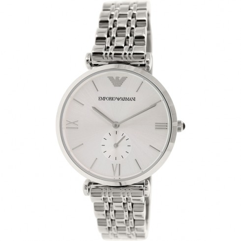 Emporio Armani Classic Silver Dial Quatz Men's Watch AR1819 watches
