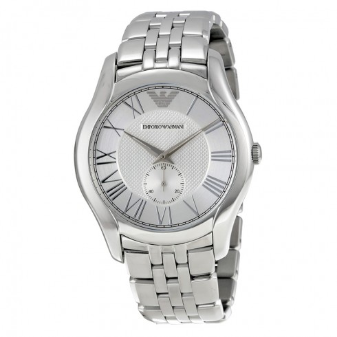 Emporio Armani Classic Silver Dial Stainless Steel Men's Watch AR1788 watches