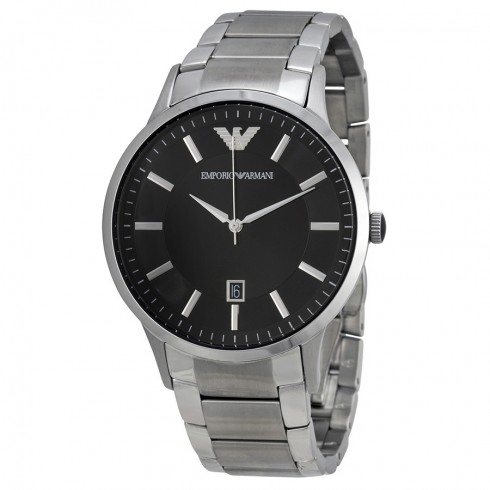 Emporio Armani Sportivo Black Dial Stainless Steel Men's Watch AR2457 watches