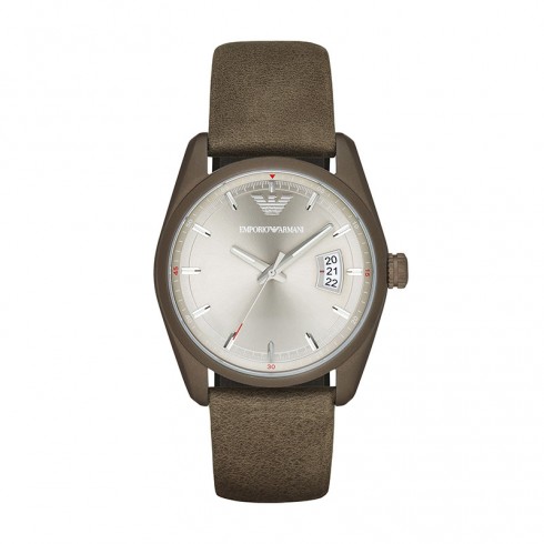 Emporio Armani Sportivo Khaki Sunray Dial Quartz Men's Watch AR6079 watches