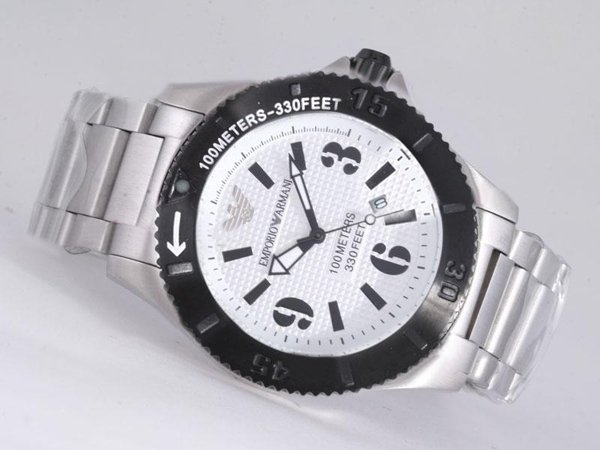 Emporio Armani Sports Divers AR0627 Mens Stainless Steel Case 44mm Watch watches