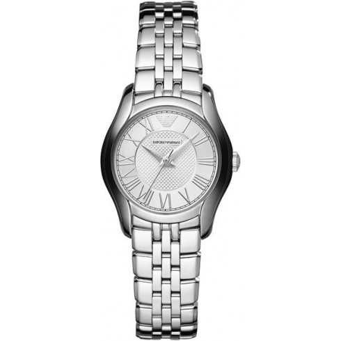 Emporio Armani Valente Silver Dial Stainless Steel Ladies Watch AR1716 watches