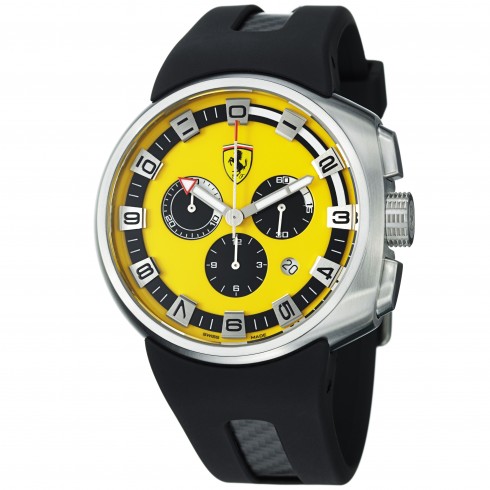 Replica Ferrari F1 Podium Yellow Dial Chronograph Men's Watch FE-10-ACC-CG-FC-YW Watch