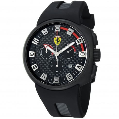Ferrari F1 Fast Lap Carbon Fiber Dial Chronograph Men's Watch FE-10-IPB-CG-FC-FC watches