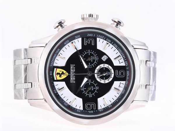 Replica Ferrari Contemporary Luminor Chrono PAM00236 Quartz Chronograph Black Dial 42mm Watch Watch