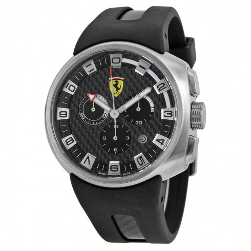Ferrari F1 Podium Carbon Fiber Chronograph Dial Men's Watch FE-10-ACC-CG-FC-FC watches