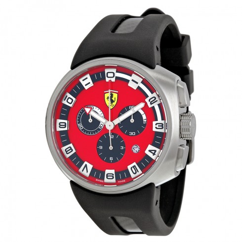 Ferrari F1 Podium Red Dial Chronograph Men's Watch FE-10-ACC-CG-FC-RD watches