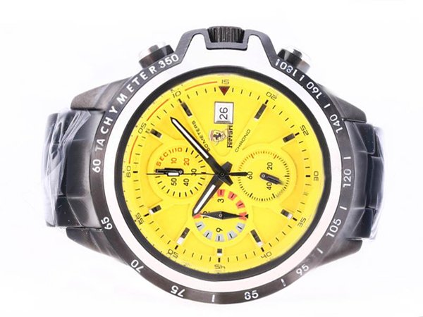 Ferrari Panerai Ferrari Granturismo FER00011 42mm Silver Stainless Steel Strap Watch watches