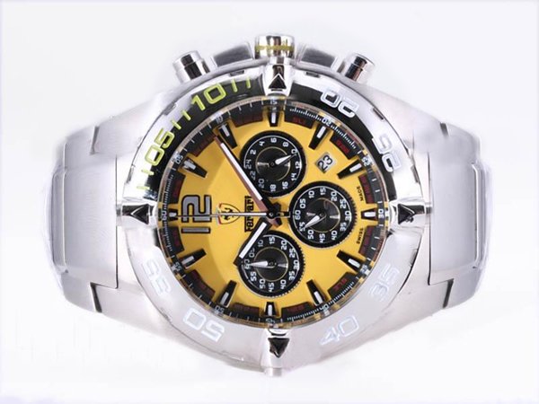 Replica Ferrari Panerai Ferrari Granturismo FER00011 Quartz Chronograph 43mm Yellow Dial Watch Watch
