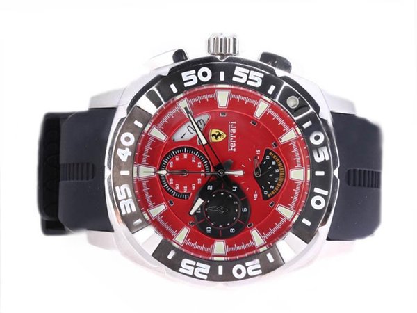 Ferrari Panerai Ferrari Granturismo FER00013 42mm Womens Black Rubber Strap Watch watches