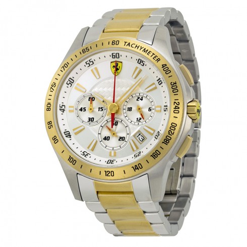 Ferrari Scuderia Chronograph Silver Dial Two-tone Men's Watch 830051 watches