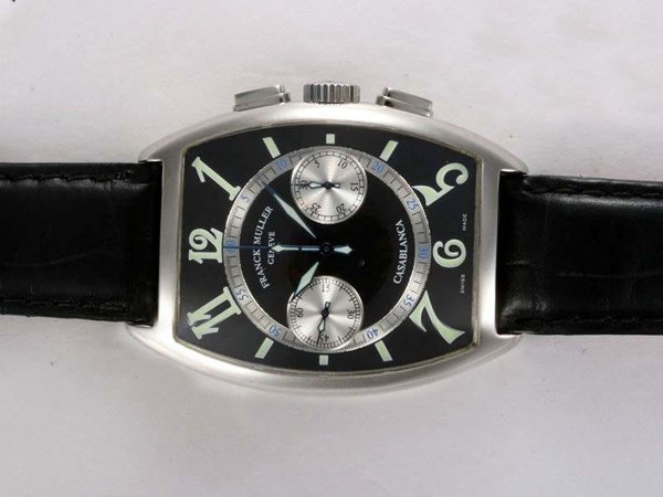 Franck Muller Casablanca 8885 CCC DT NR CASA Black Dial Manual Winding Rectangle Watch watches