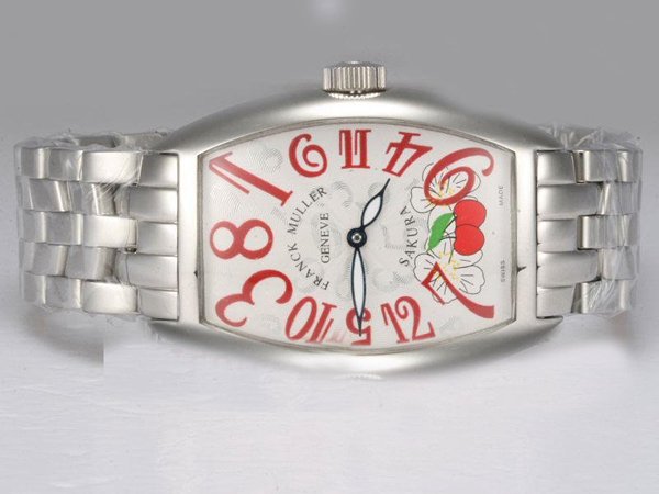 Franck Muller Cintree Curvex 1752 QZ ACB ACE Stainless Steel Bezel Midsize Automatic Watch watches