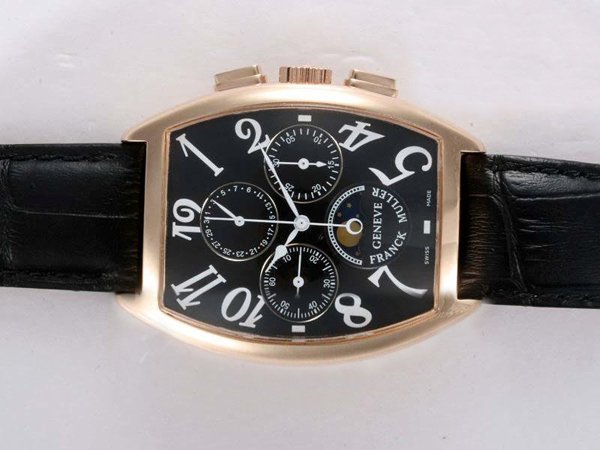 Franck Muller Cintree Curvex Chronograph 9800 CC QP B Manual Winding Midsize 36x49mm Watch watches