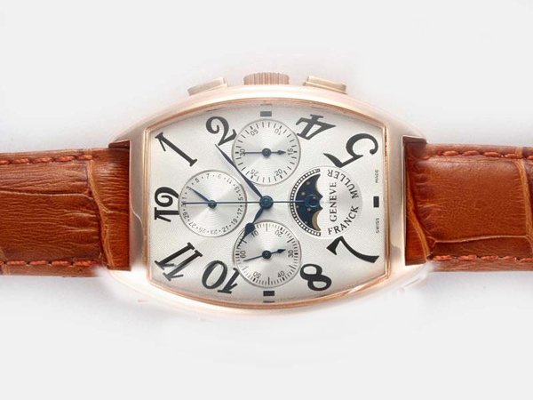 Franck Muller Cintree Curvex Chronograph 9880-CCQP Manual Winding Midsize Watch watches