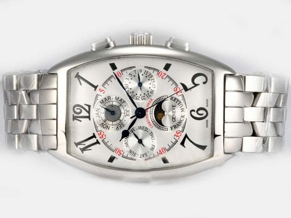 Franck Muller Cintree Curvex Chronograph 9880-CCQP Rectangle Midsize Automatic Watch watches