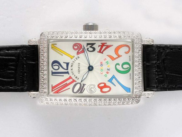 Franck Muller Cintree Curvex Crazy Hours 5850 CH D CD CODR Womens Quartz Rectangle Watch watches