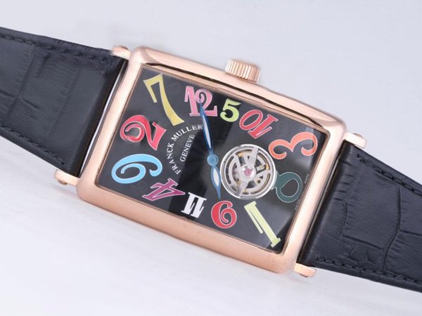 Franck Muller Cintree Curvex Crazy Hours 5850 SC CODR Tourbillon 38x52mm Womens Watch watches