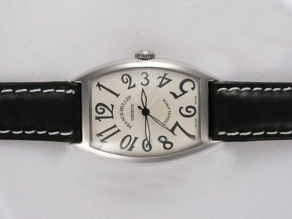 Franck Muller Cintree Curvex Crazy Hours 8880 CH 31x43mm Automatic White Dial Watch watches
