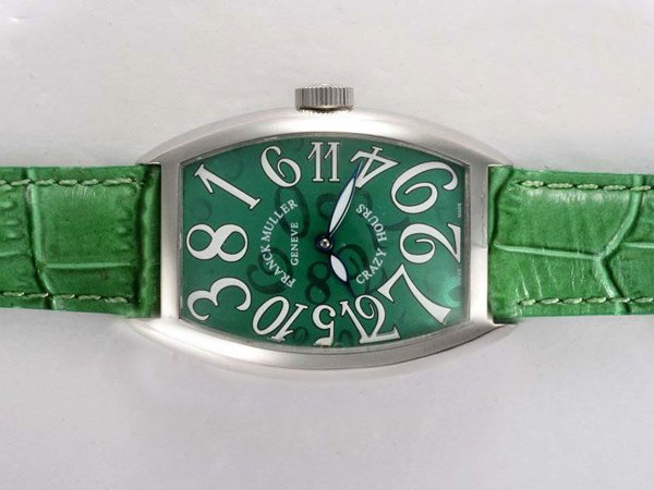 Franck Muller Cintree Curvex Crazy Hours 8880 CH Green Dial Automatic Watch watches