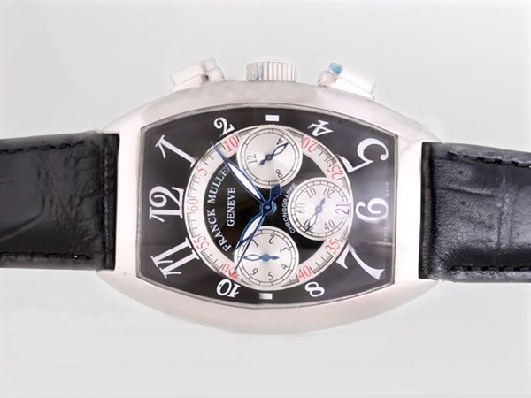 Franck Muller Cintree Curvex Master Calendar 8880 CC MC AT Automatic Black Dial 35x47mm Watch watches