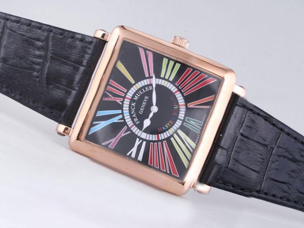 Franck Muller Colour Dreams Collection 6002-CODR-DT Rose Gold Case 42x42mm Mens Watch watches