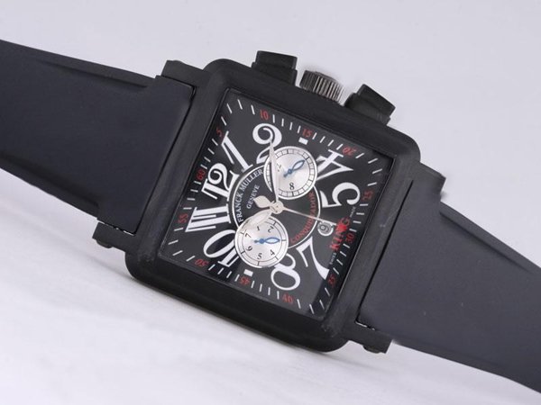 Franck Muller Conquistador Line 10000-CC-L 44x44mm Midsize PVD Case Watch watches