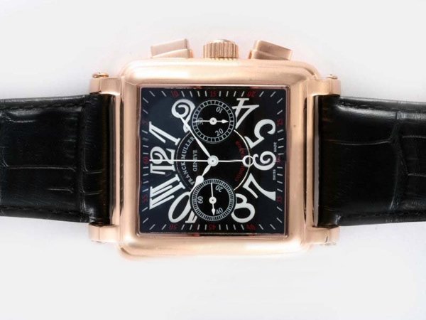 Franck Muller King Conquistador 10000-CC Square Manual Winding Midsize Watch watches