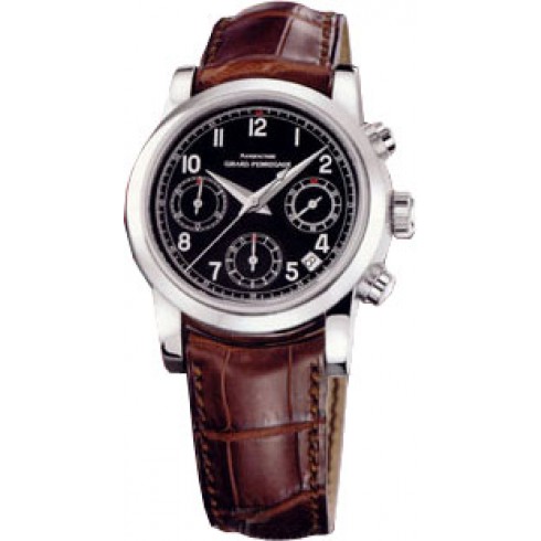 Girard Perragaux Sport Classique Stainless Steel Brown Leather Men's Watch 80210.0.11.6756 watches
