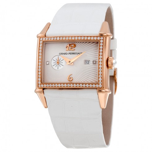 Girard Perregaux 1945 Sunburst Dial 18K Pink Gold Automatic Ladies Watch 25750D52A161-CK7A watches