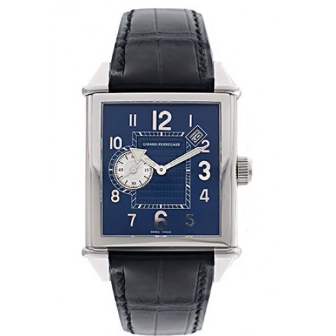 Girard Perregaux Vintage 1945 Stainless Steel Black Leather Men's Watch 25830-0-11-4054 watches