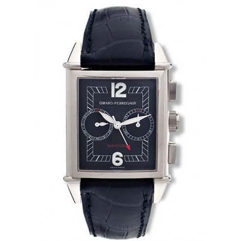 Girard Perregaux Vintage 1945 18kt White Gold Black Leather Men's Watch 25990-0-53-6056 watches