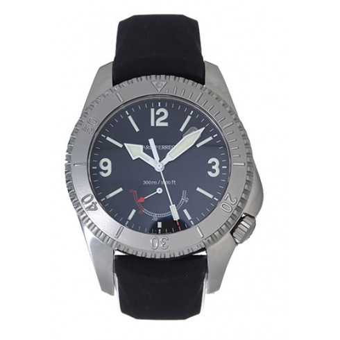 Girard Perregaux Seahawk II Stainless Steel Black Rubber Men's Watch 49900-S0-11-6146 watches