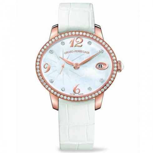 Girard Perregaux Cat's Eye Automatic White Dial Ladies Watch 80484-D52-A761-BK7A watches