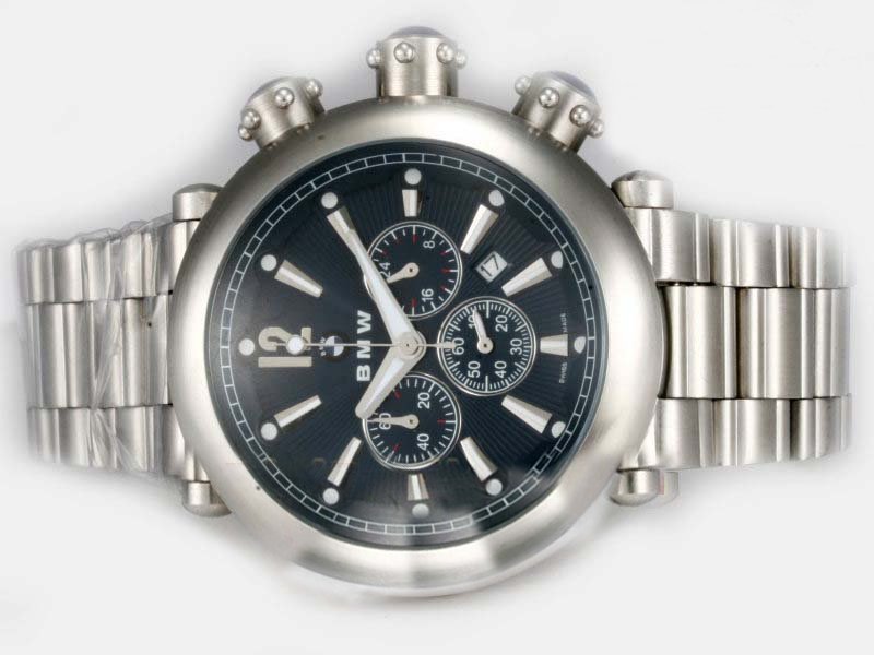 Girard Perregaux Classique Elegance 24990 Black Dial Quartz Chronograph 47mm Watch watches