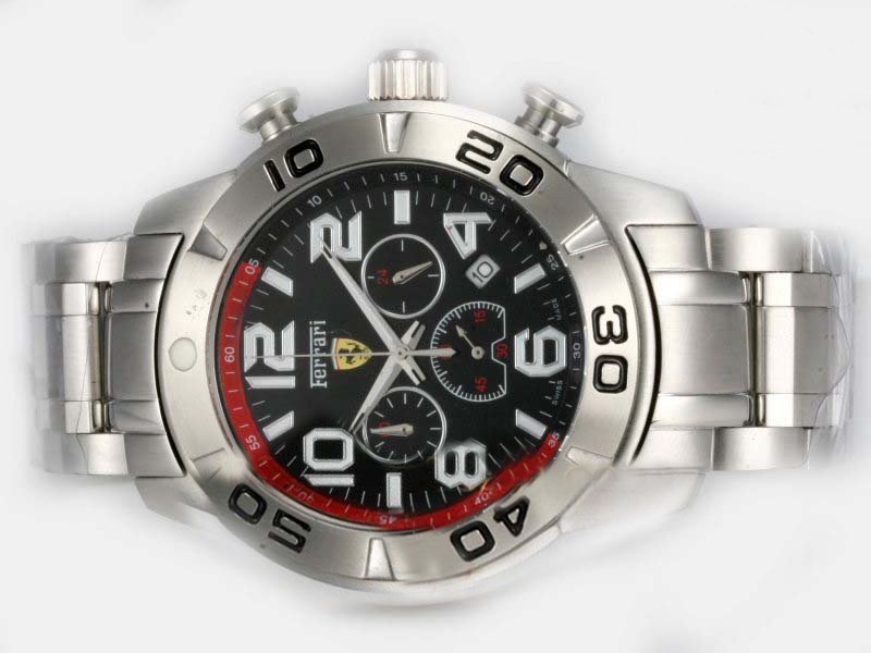 Girard Perregaux Classique Elegance 24990 Quartz Chronograph Black Dial 47mm Watch watches