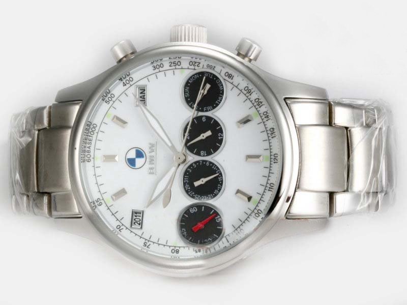 Girard Perregaux Sport Classique Laureato 80185 43mm Stainless Steel Case White Dial Watch watches