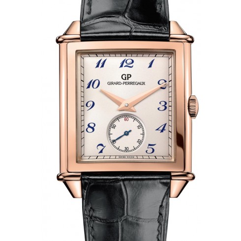 Girard Perregaux Vintage 1945 XXL Silver Dial 18k Pink Gold Men's Watch 25880-52-721-BB6A watches