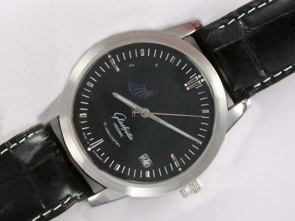 Glashutte Senator 100-08-04-02-04 Automatic Black Dial 40mm Watch watches