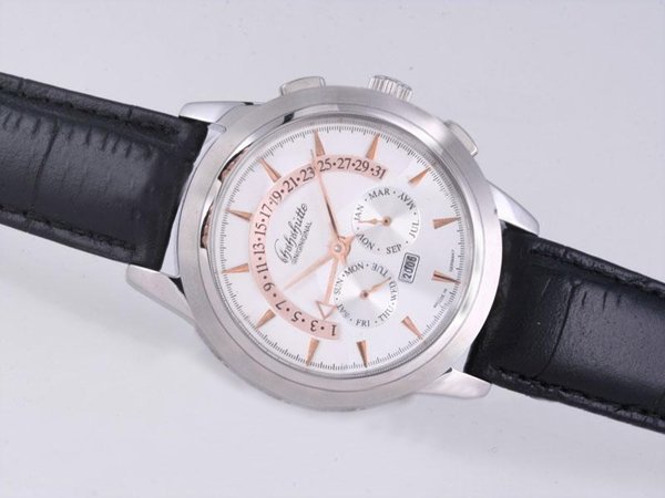 Glashutte Senator Chronograph 39-34-20-42-04 Automatic 41mm Midsize Watch watches