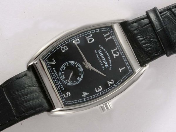 Glashutte Senator Karree Panorama Date 39-47-51-51-05 45x32mm Manual Winding Watch watches