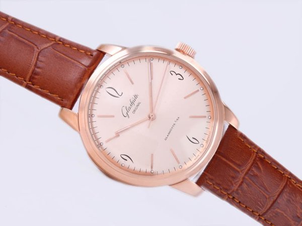 Glashutte Senator Sixties 39-52-01-01-04 Manual Winding 46mm Midsize Watch watches