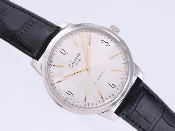 Glashutte Senator Sixties 39-52-01-02-04 46mm White Dial Manual Winding Watch watches