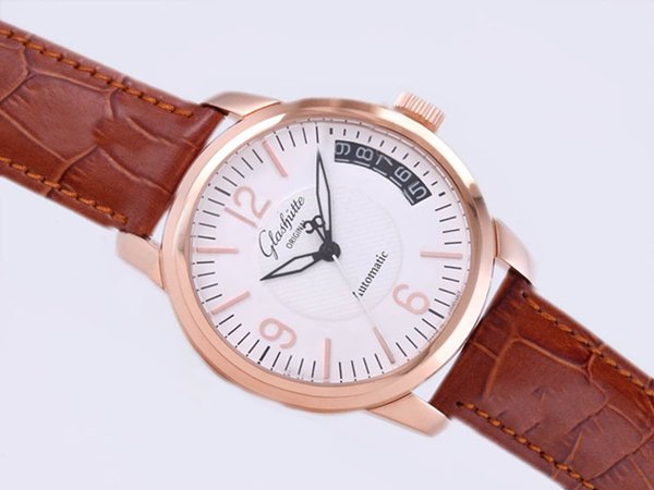 Glashutte Senator Sixties 39-52-01-02-04 White Dial Automatic 44mm Watch watches