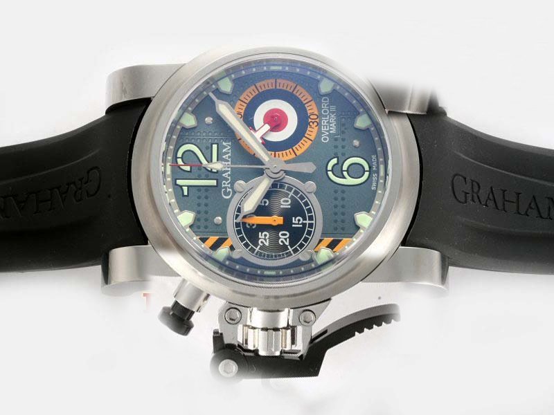 Graham Brawn GP Chronofighter Oversize 2BROV.B32A.K10N Blue Dial Automatic 46mm Watch watches