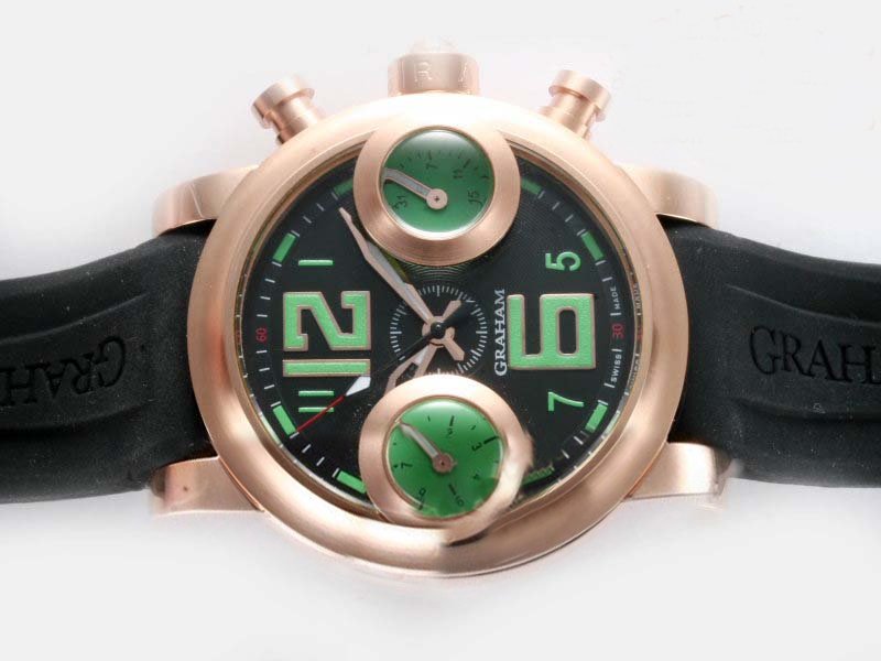Graham Chronofighter Oversize 2OVBZ.B1A.K10B Automatic 46mm Midsize Watch watches
