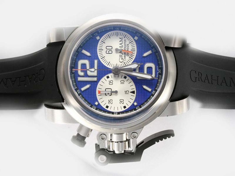 Graham Chronofighter R.A.C Chronograph 2CFCS.B18A.K25B Stainless Steel Bezel Midsize Watch watches
